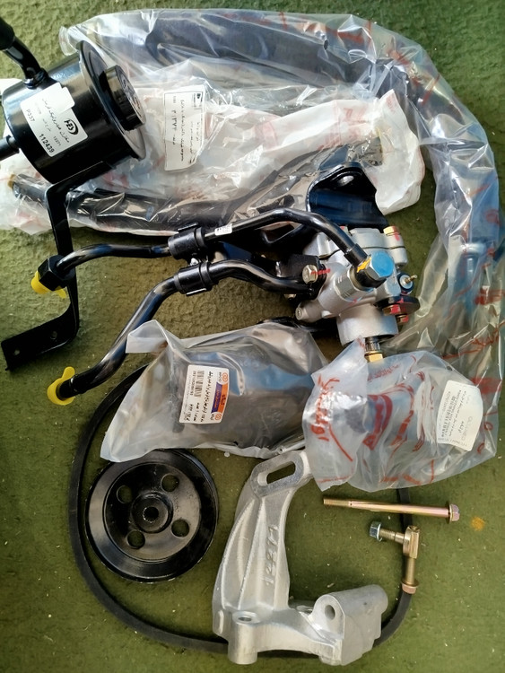 پک فرمان هیدرولیک پراید با جعبه فرمان هیدرولیک شرکتی